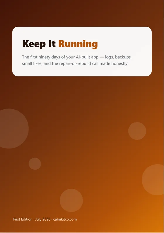 Cover of Keep It Running