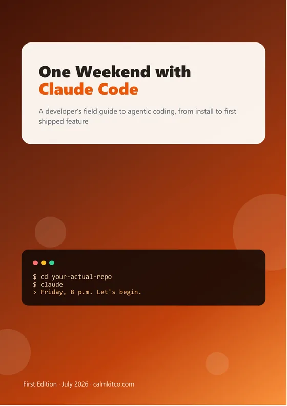 Cover of One Weekend with Claude Code