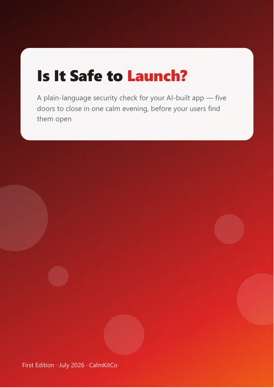 Cover of Is It Safe to Launch?
